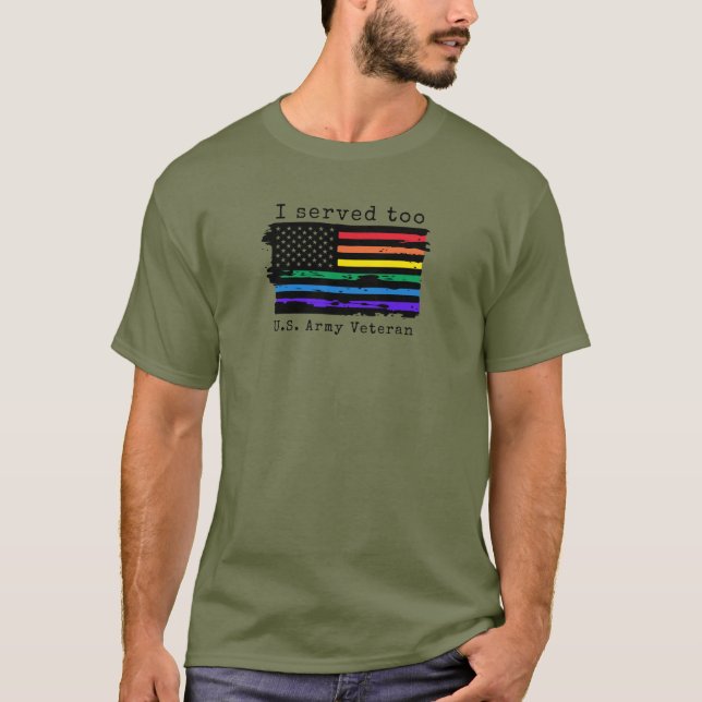 Yo también serví - Camisa de hombre, veterano del  (Anverso)