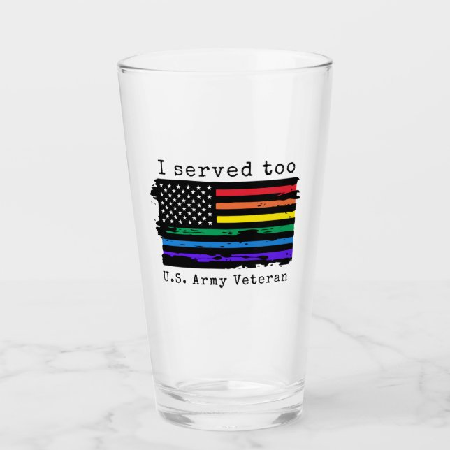 Yo también serví - Veterano del Ejército Tumbler (Anverso)