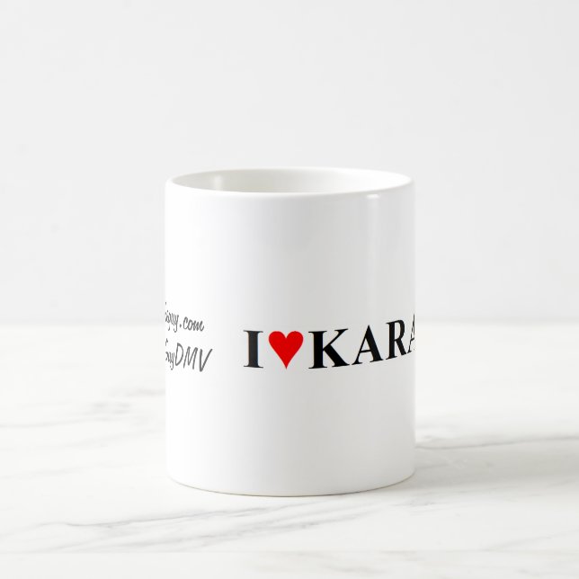 "Yo taza de café del Karaoke del corazón" (Centro)