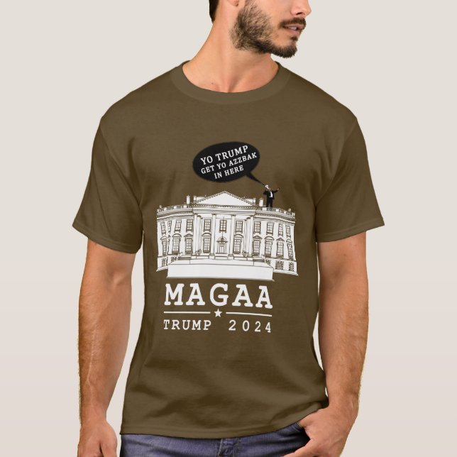 YO TRUMP 2024 MAGA de nuevo camiseta (Anverso)
