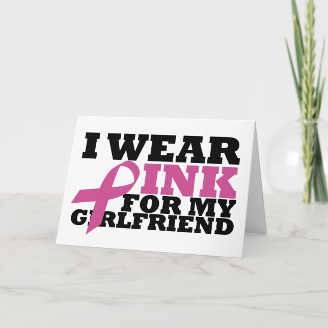 Yo uso rosa para mi tarjeta de novia (Anverso)