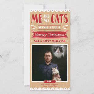 Yo y mi navidad Photocard (1 imagen) de los gatos