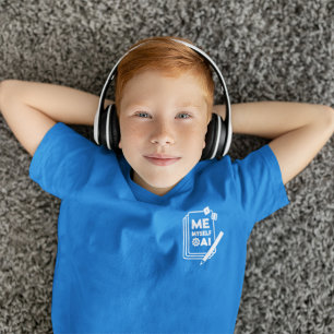 Yo, yo y AI, la camiseta de los chicos de arte bla