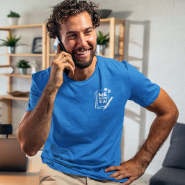 Yo, yo y AI, la camiseta de los hombres de arte bl