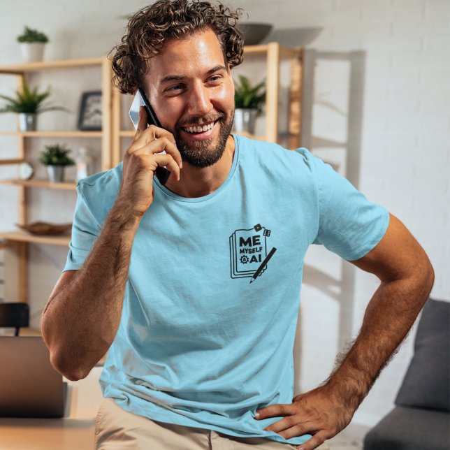 Yo, yo y AI, la camiseta de los hombres de arte ne (Subido por el creador)
