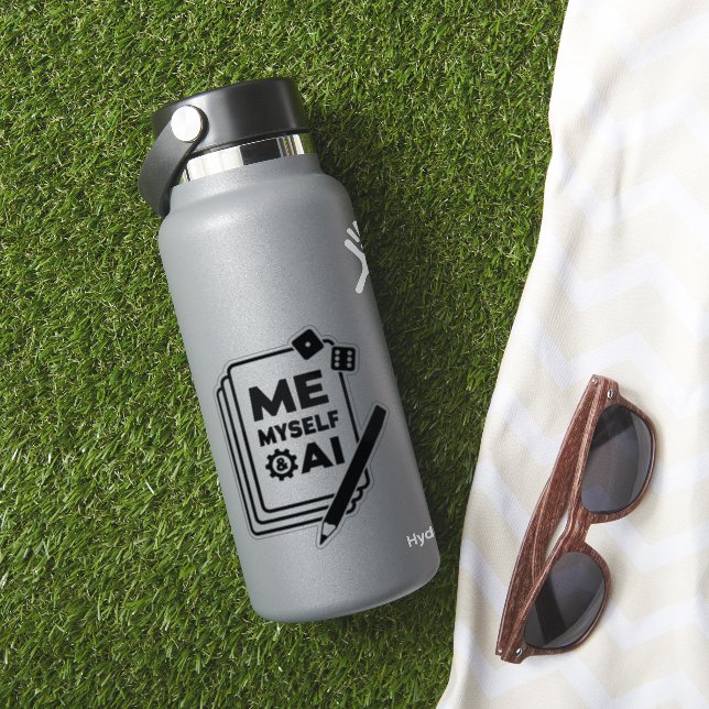 Yo, yo y Pegatina de AI Vinyl (HydroFlask Insitu)