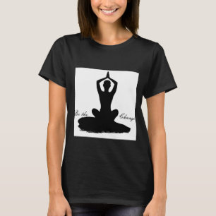 Yoga "Be the Change" Mujer de camiseta orgánica
