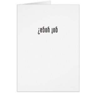 ¿yoga conseguida? (al revés)