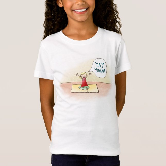 "Yoga de Yay!" Camisa cabida de la muñeca de Bella (Anverso)