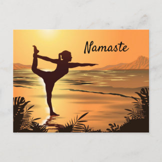 Yoga en la postal de la playa