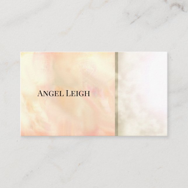 Yoga, espiritual, consejería, tarjetas de visita (Anverso)