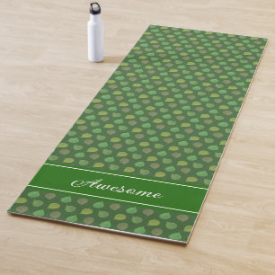 Yoga Hojas de árbol de jade personalizadas en esterilla