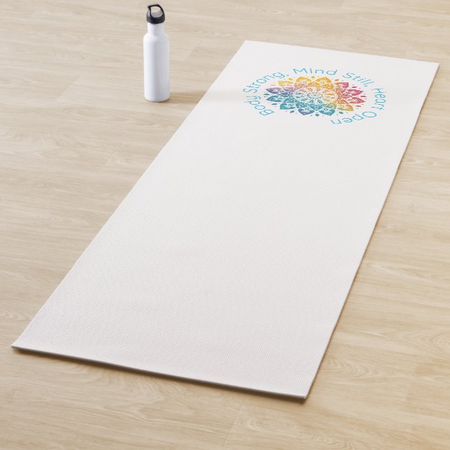 Yoga Mantra Mandala Design Mat (In situ)