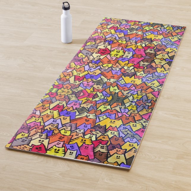 Yoga Mat 015 - CATS (In situ)