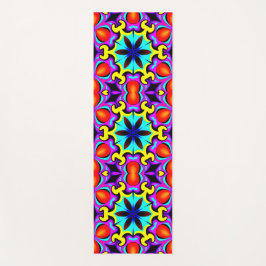 Yoga Mat con estampado amarillo y rojo