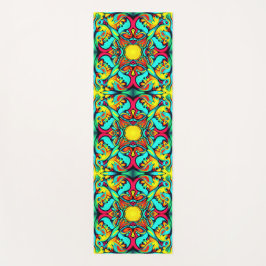 Yoga Mat con estampado amarillo y rojo