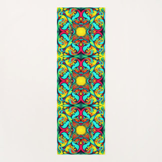 Yoga Mat con estampado amarillo y rojo