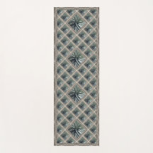 Yoga Mat con hermosas plantas de Yuca