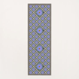 Yoga Mat con hermosos gallos azules