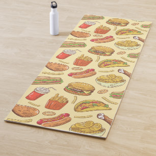 Yoga Mat de comida rápida