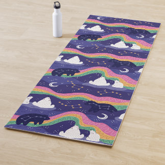 Yoga Mat de las luces del norte
