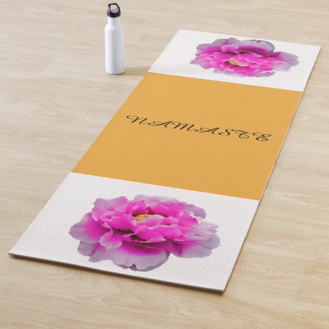 Yoga Mat de Peony pintado (In situ)