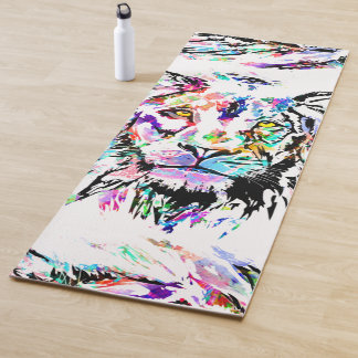 Yoga Mat | Dibujo colorido | Arte abstracto