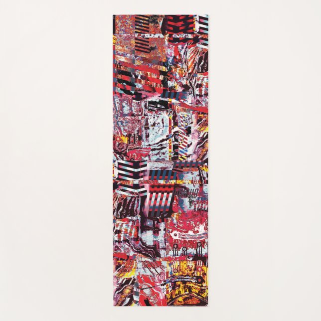 Yoga Mat – Fragmented Pulse (Anverso)