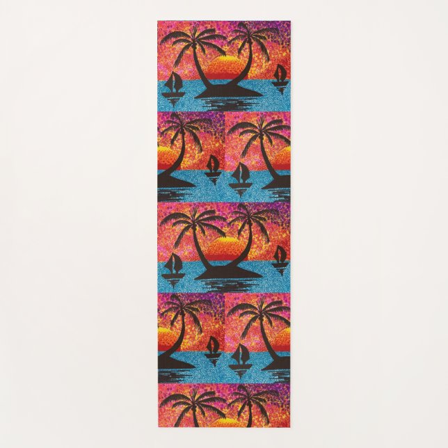 Yoga Mat - Isla Tropical (Anverso)
