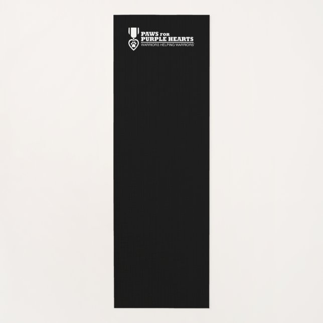 Yoga Mat - logo negro w (Anverso)