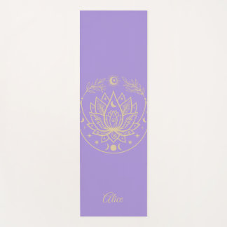 Yoga Mat Meditation Gift Purple
