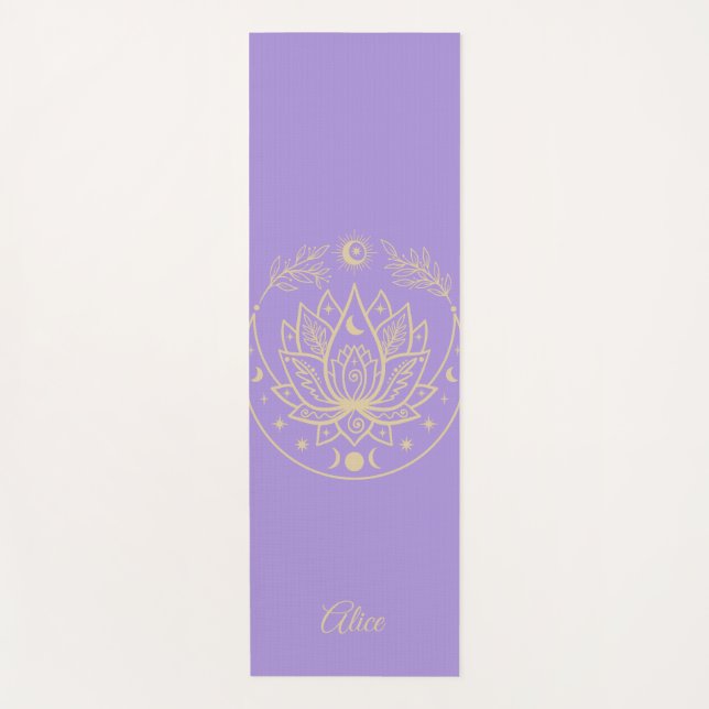 Yoga Mat Meditation Gift Purple (Anverso)