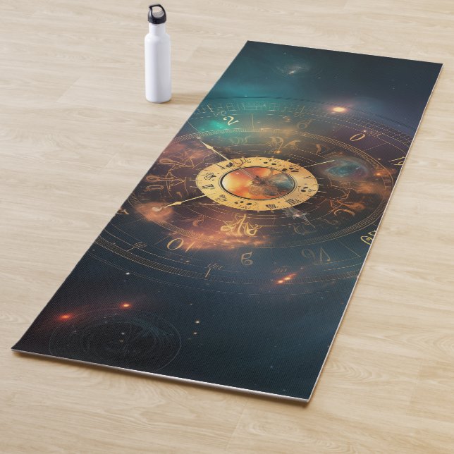 Yoga Mat met Zodiact Symbool   (In situ)