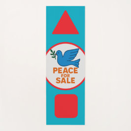 Yoga Mat , Peace theme designed yoga mat