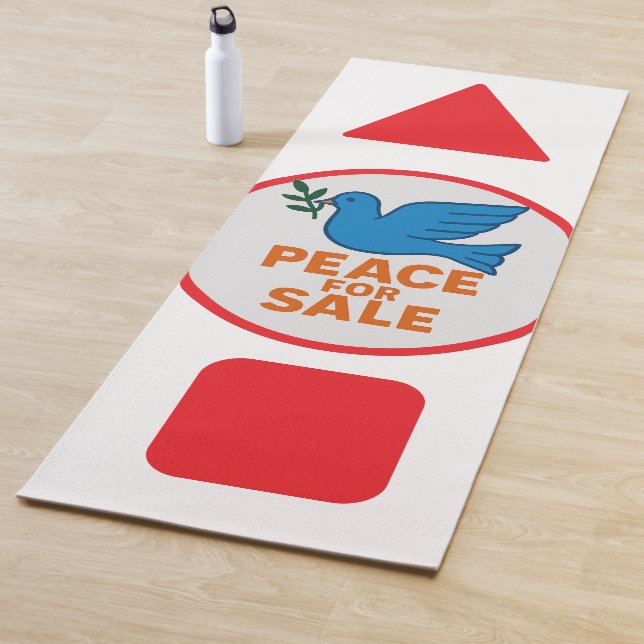 Yoga Mat , Peace theme designed yoga mat (In situ)