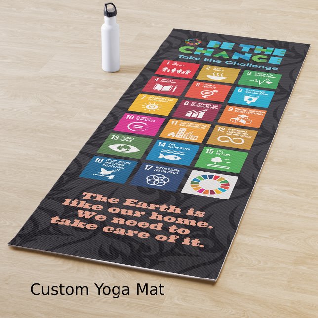 Yoga Mat personalizado Gear Yoga Personalizado Men (Custom-Yoga-Mat-Personalized-Mindfulness-Yoga-Gear-Yoga-Teacher-Gifts)