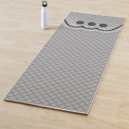 Yoga Mat Pillow Top Design Gray