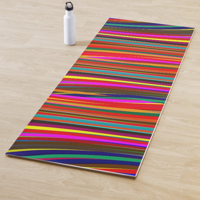 Yoga Mat Rayas multicolores (In situ)