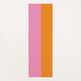 Yoga Mat rosa y Naranja