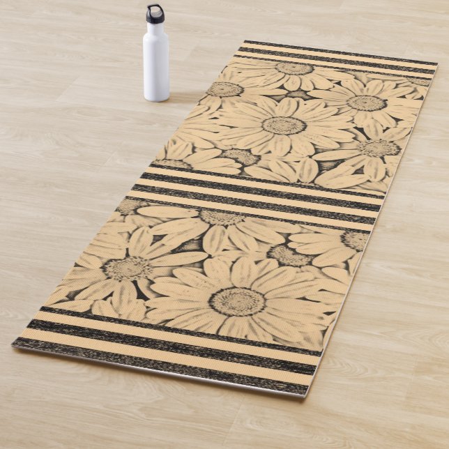 Yoga Mat Sunflower (In situ)