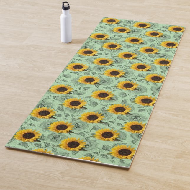 Yoga Mat Sunflower (In situ)