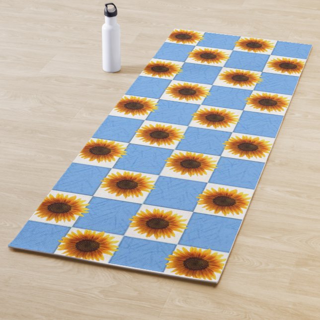 Yoga Mat Sunflower (In situ)