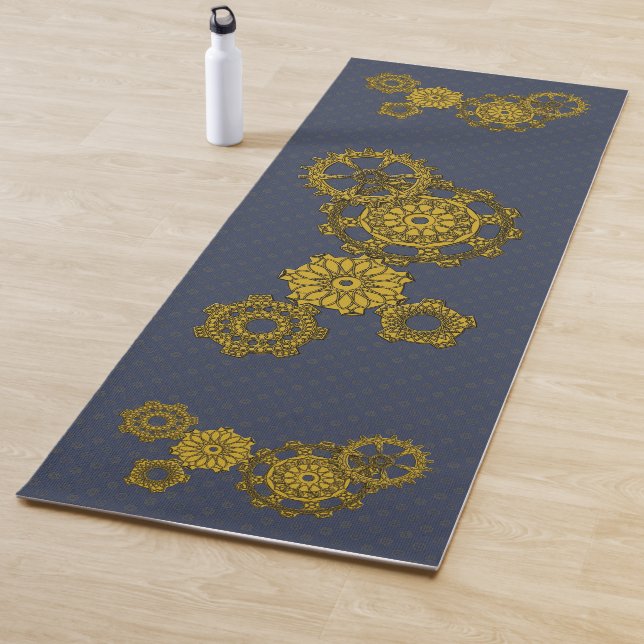 Yoga Mat tejida de relojería (In situ)