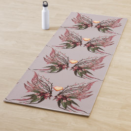 Yoga Mat Woodsy Butterfly