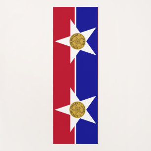 Yoga Mats con bandera de Dallas, EE.UU.