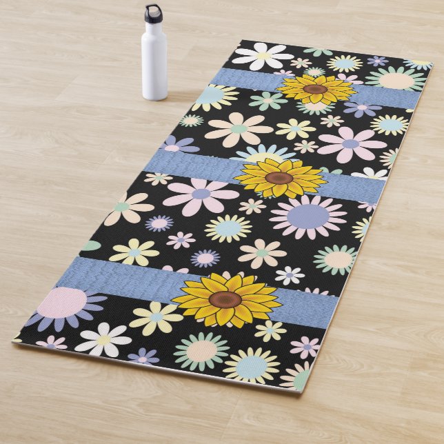 Yoga Mats Floral (In situ)
