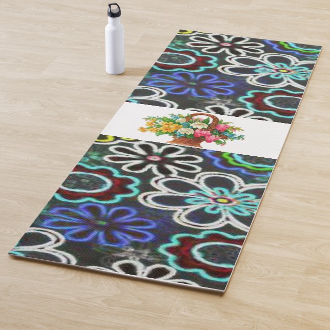 Yoga Mats Floral (In situ)