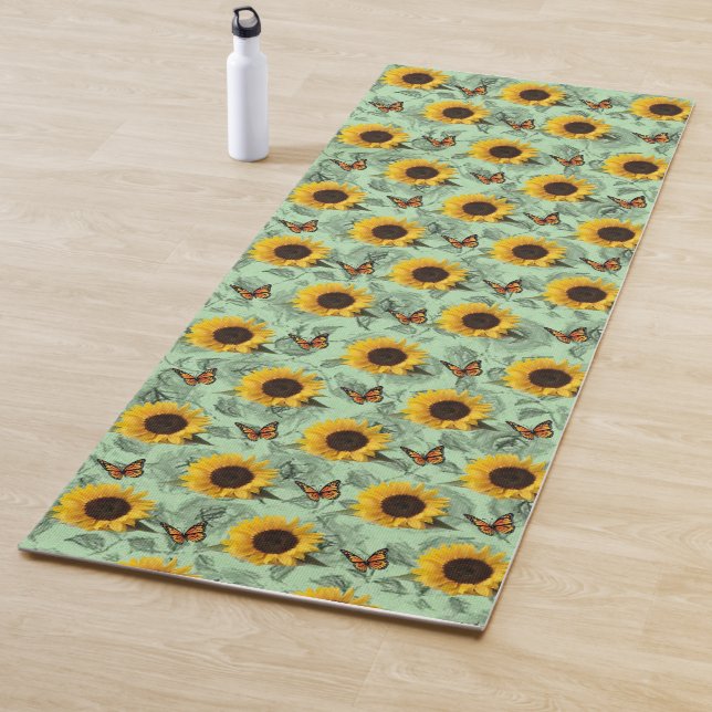 Yoga Mats Floral (In situ)
