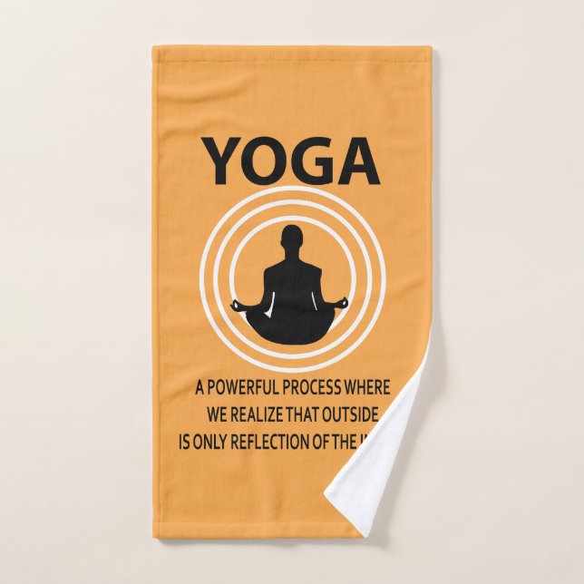 Yoga Meditación Yoga (Toalla de mano)