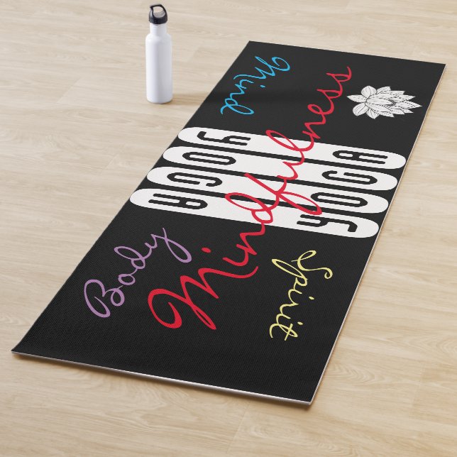 Yoga Mind Body Mindness Yoga Mat (In situ)
